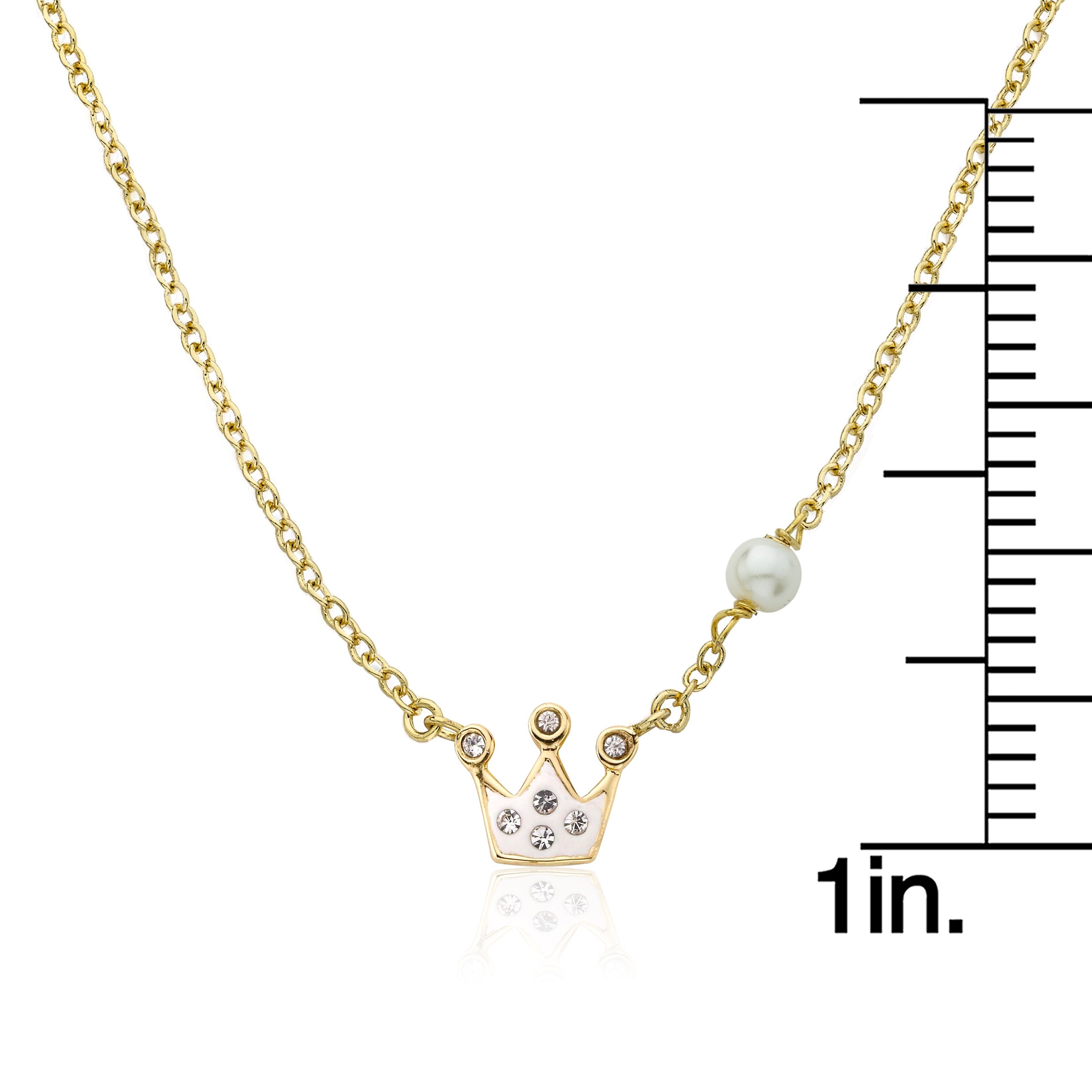 Crystal Crown Necklace