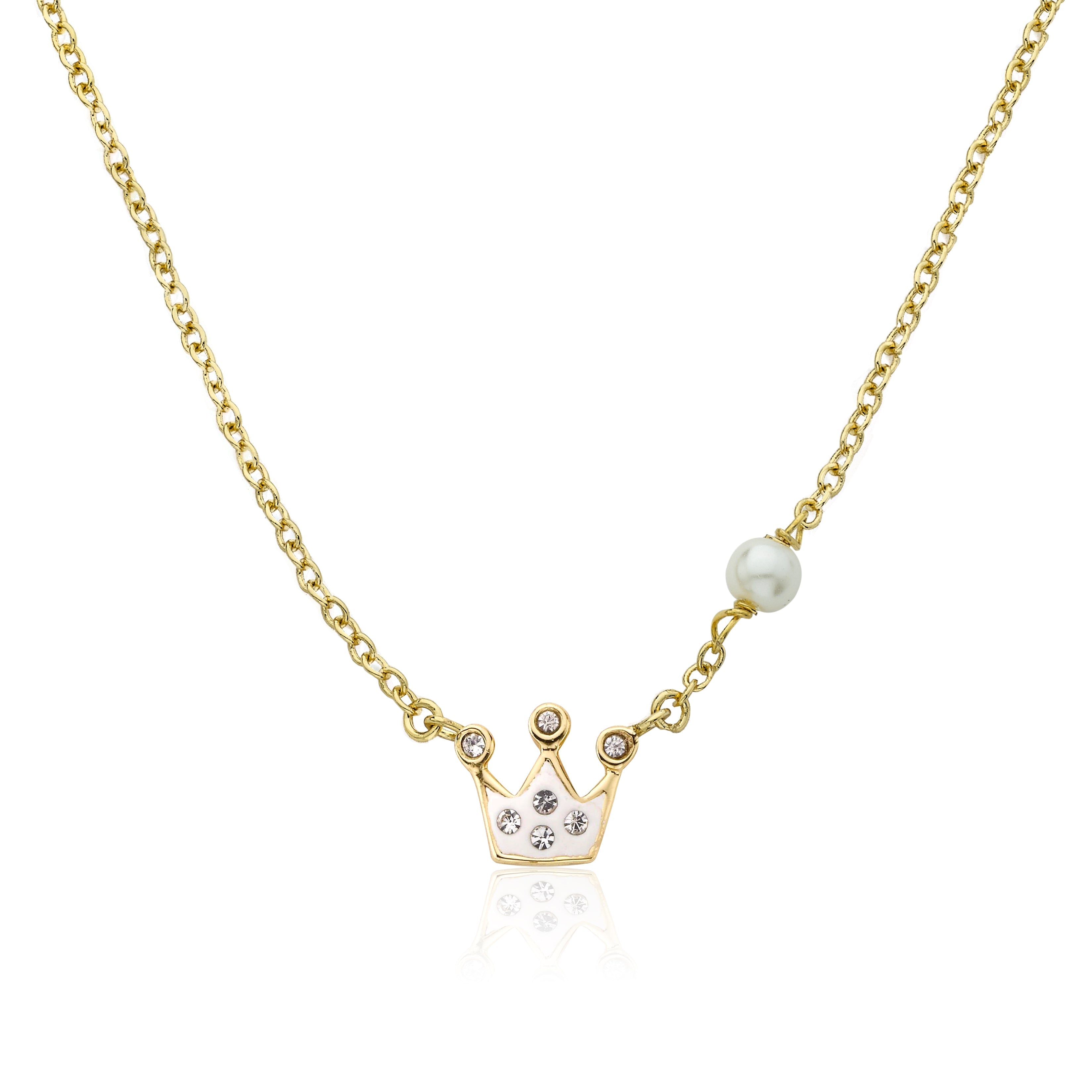Crystal Crown Necklace