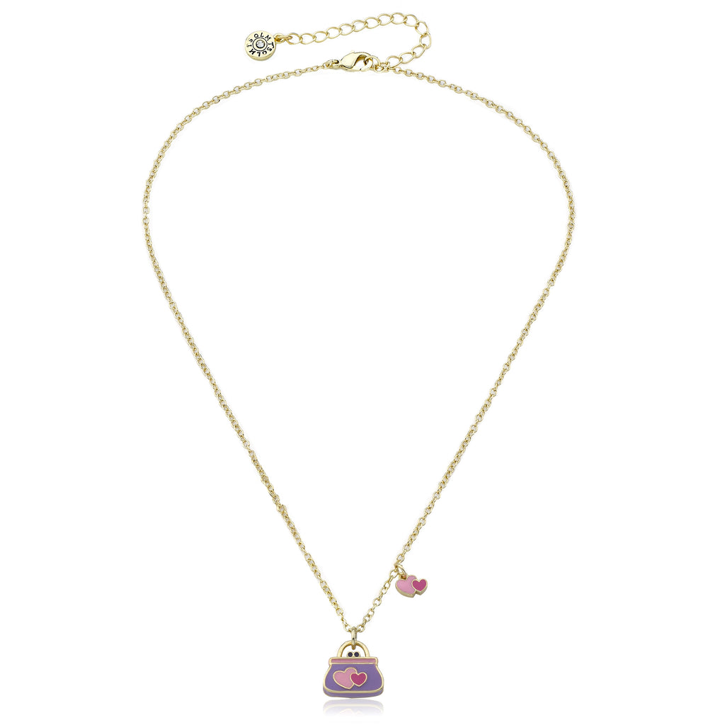 Lavender Heart Necklace