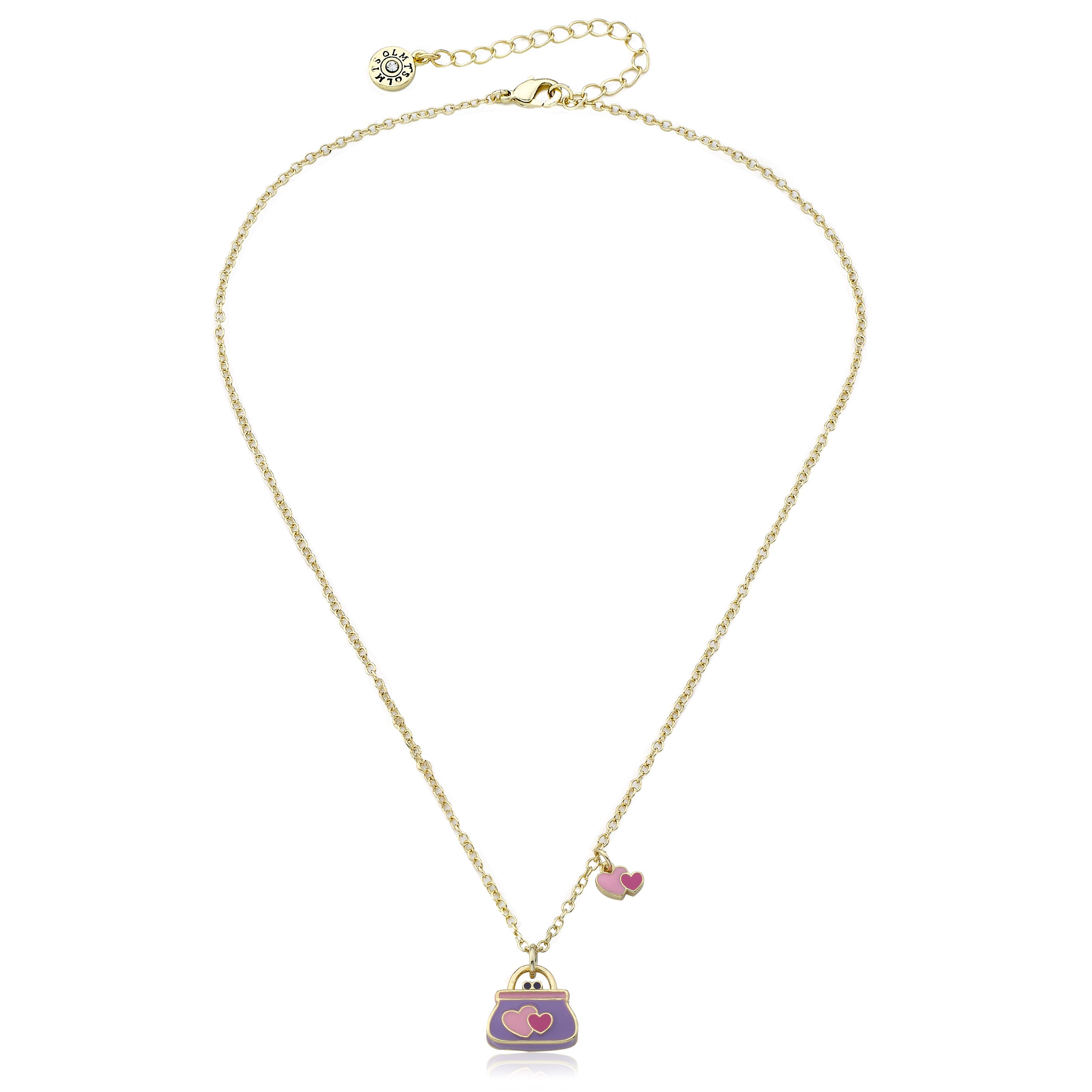 Lavender Heart Necklace