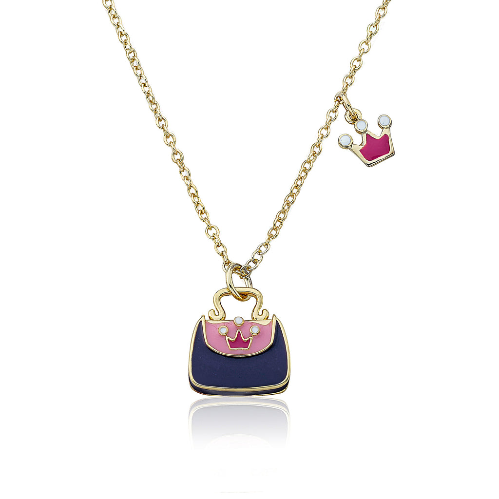 Purple Purse Necklace
