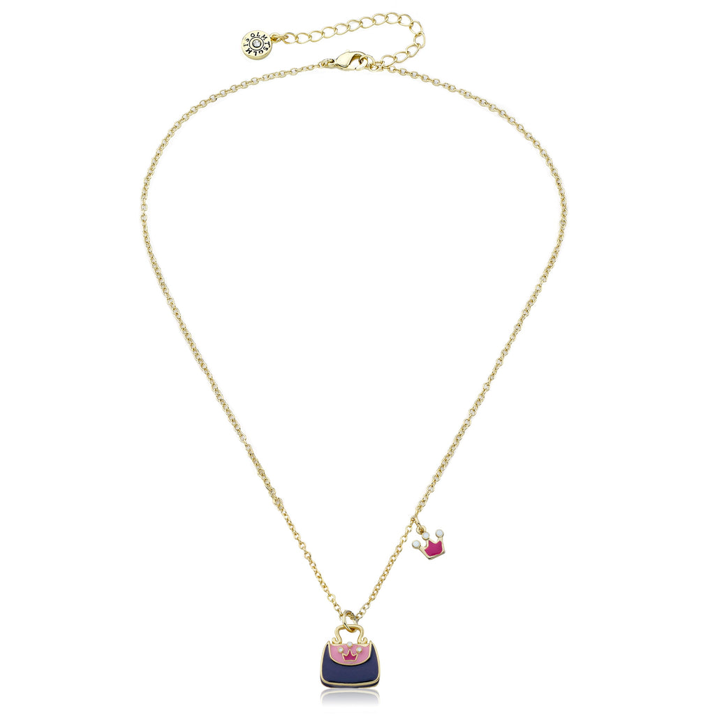 Purple Purse Necklace