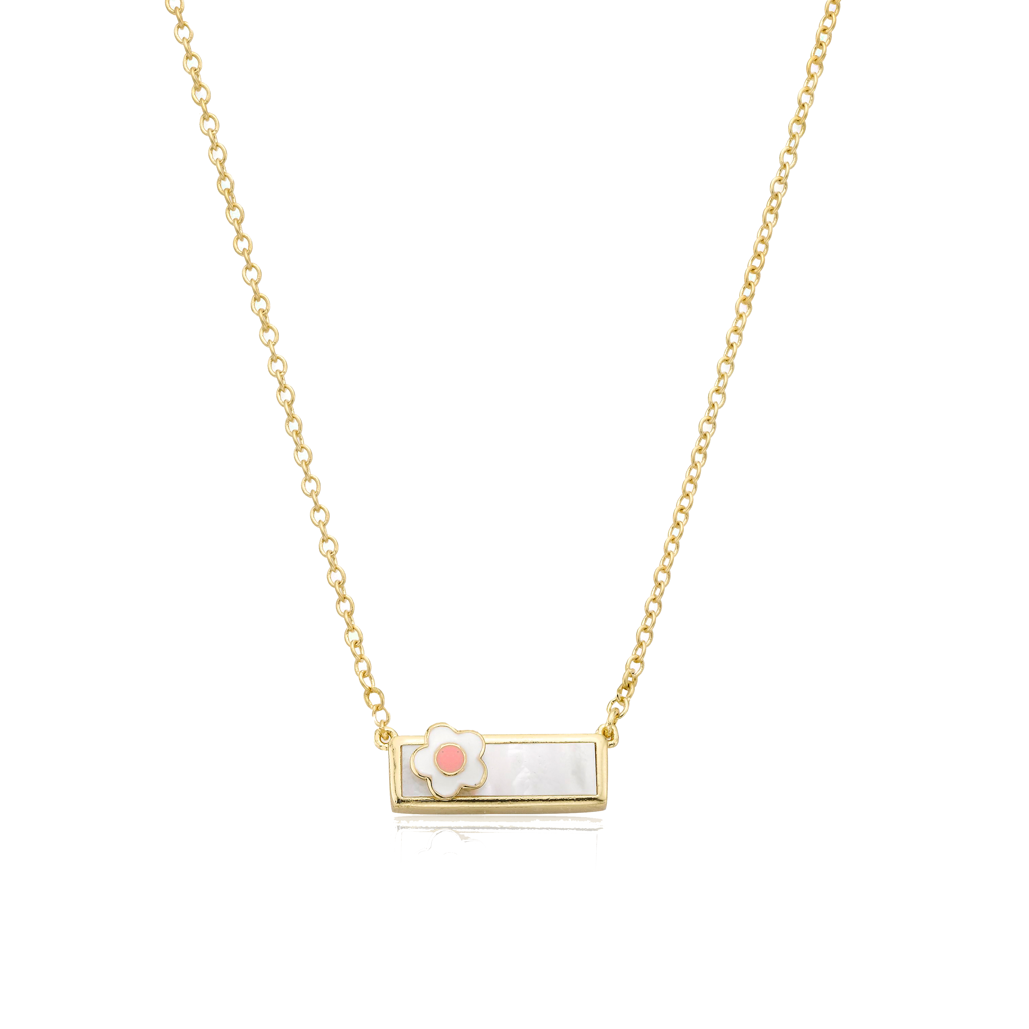 Flower Bar Necklace