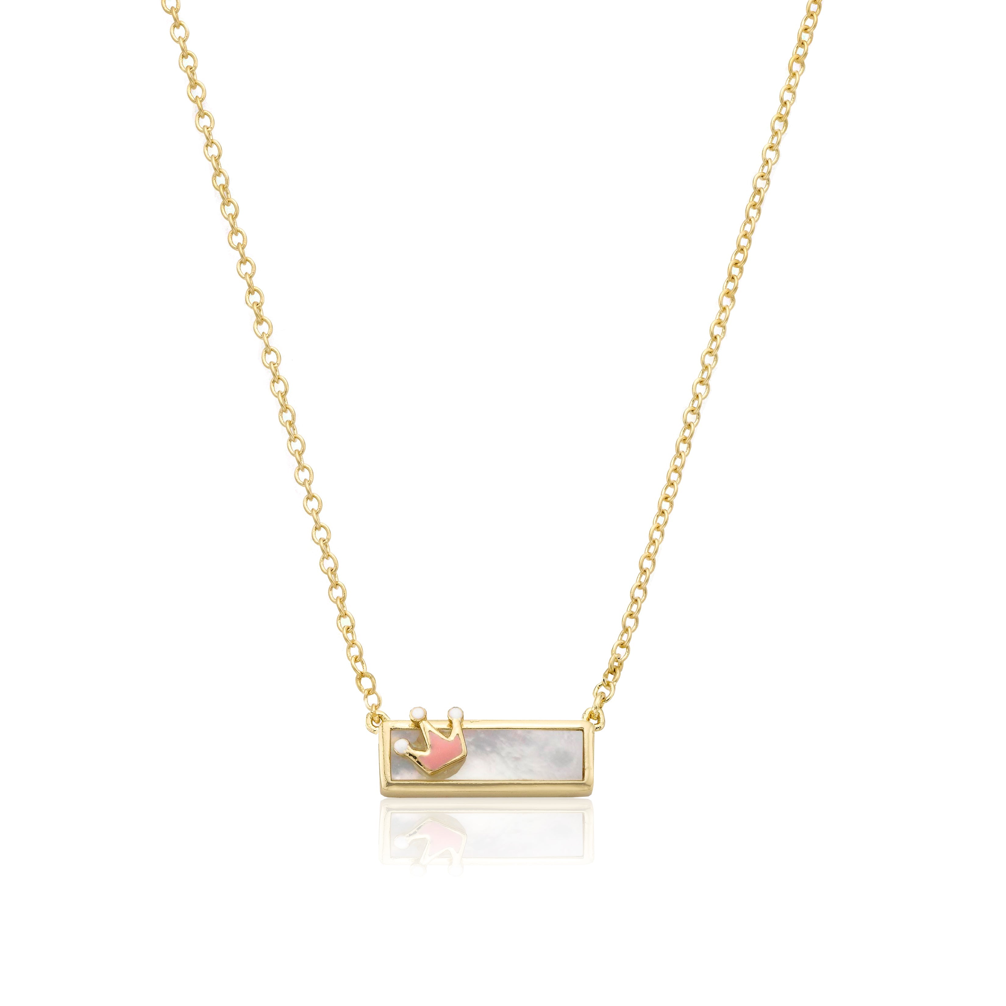 Crown Bar Necklace