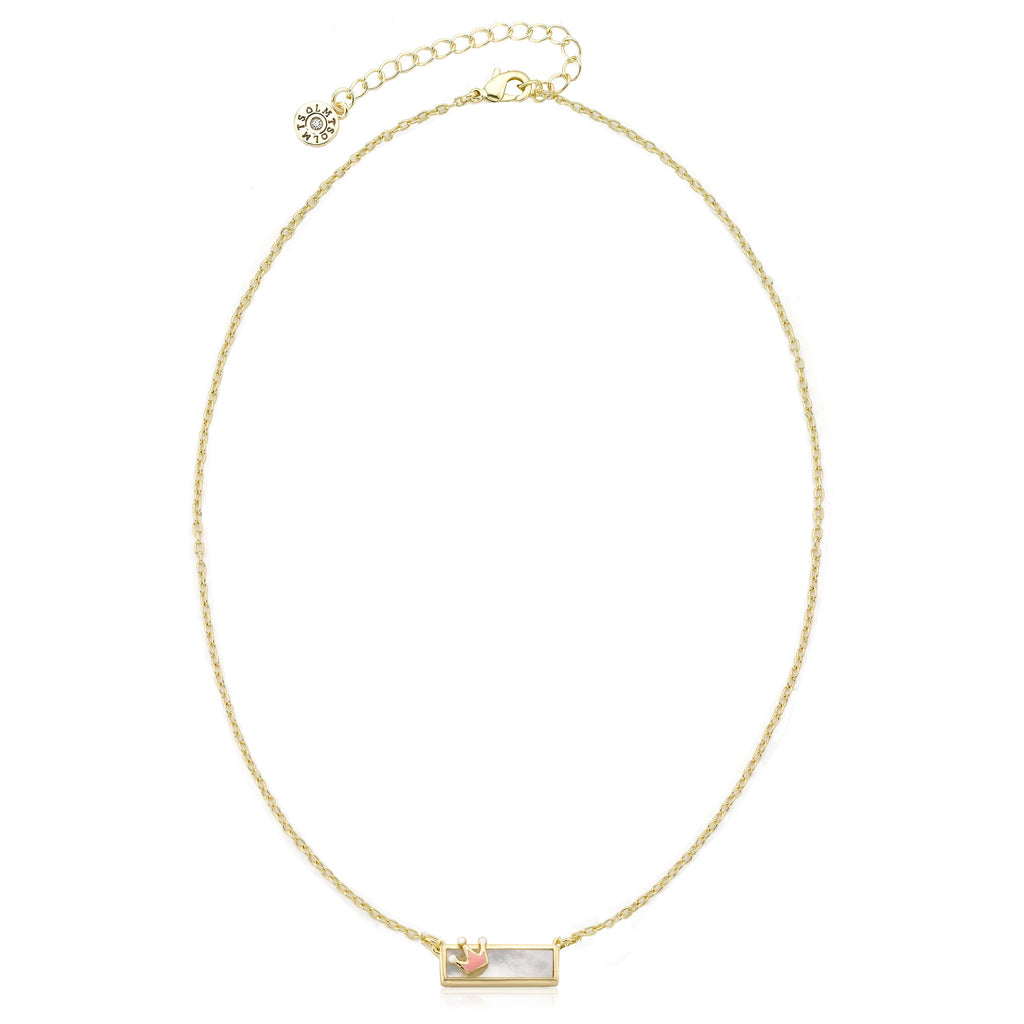 Crown Bar Necklace