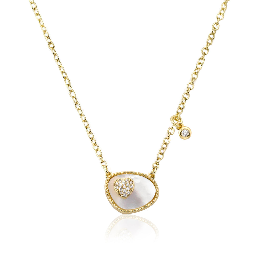 Cz Heart Necklace