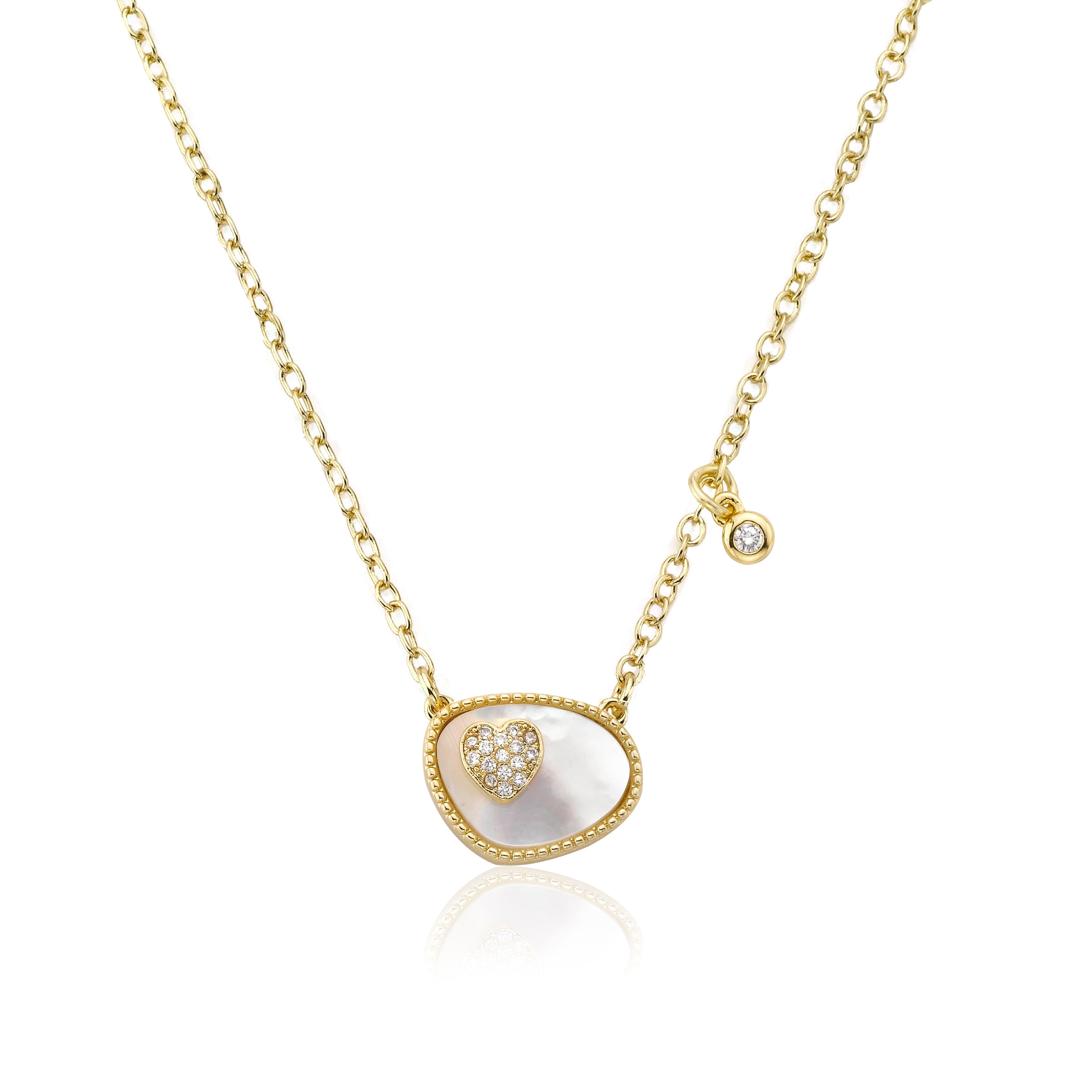 Cz Heart Necklace