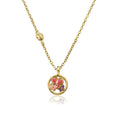 Butterfly Disc Necklace