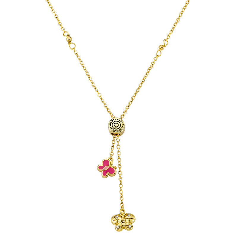Butterfly Lariat Necklace