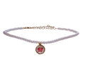 Butterfly In Mother Of Pearl Pearl Choker