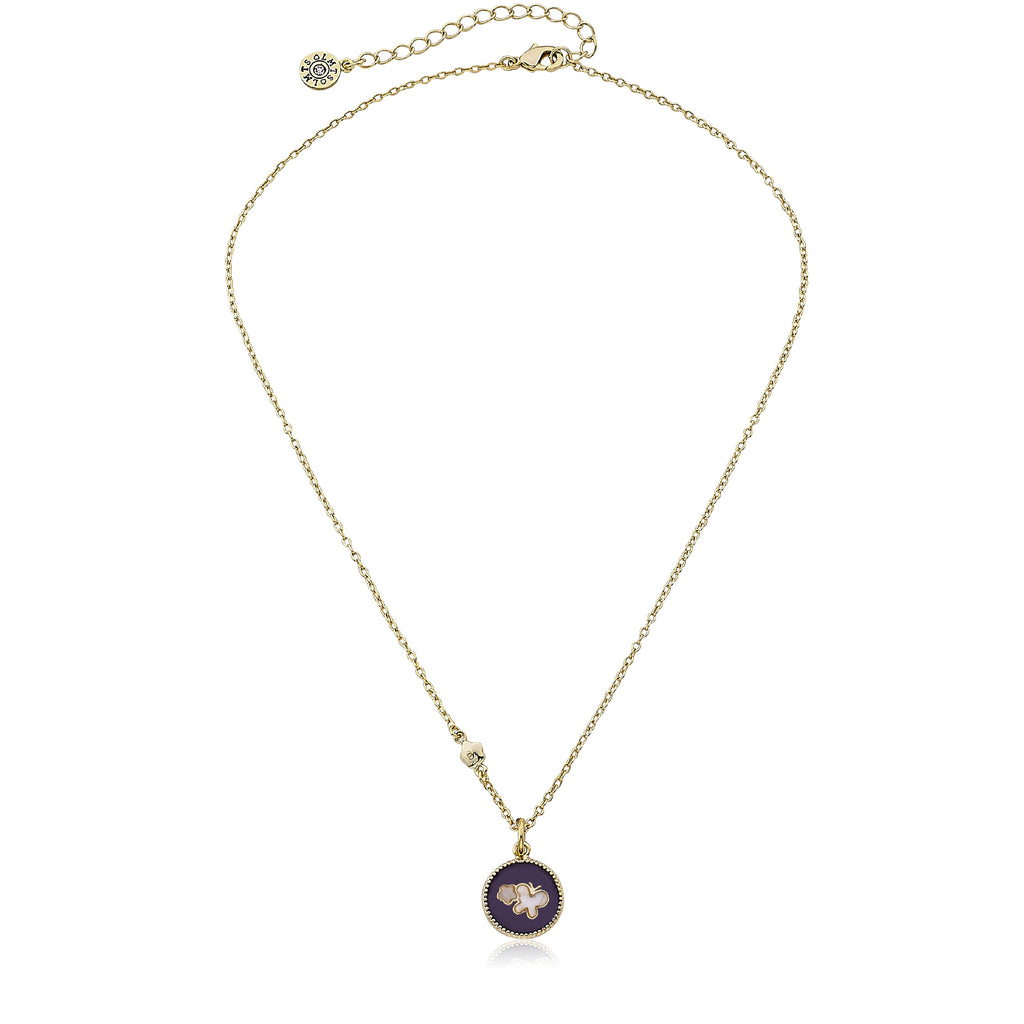 Enamel Butterfly Necklace