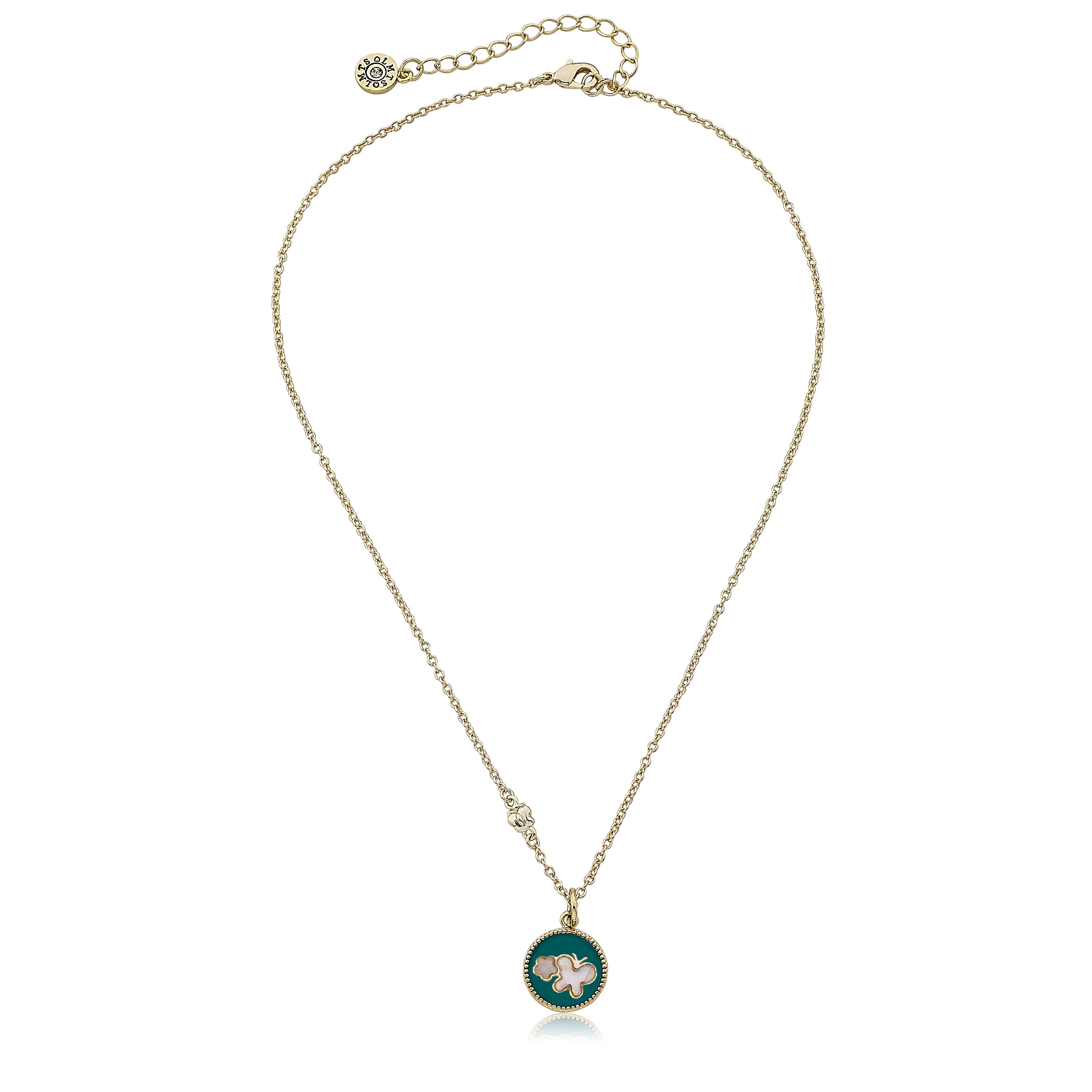 Enamel Butterfly Necklace