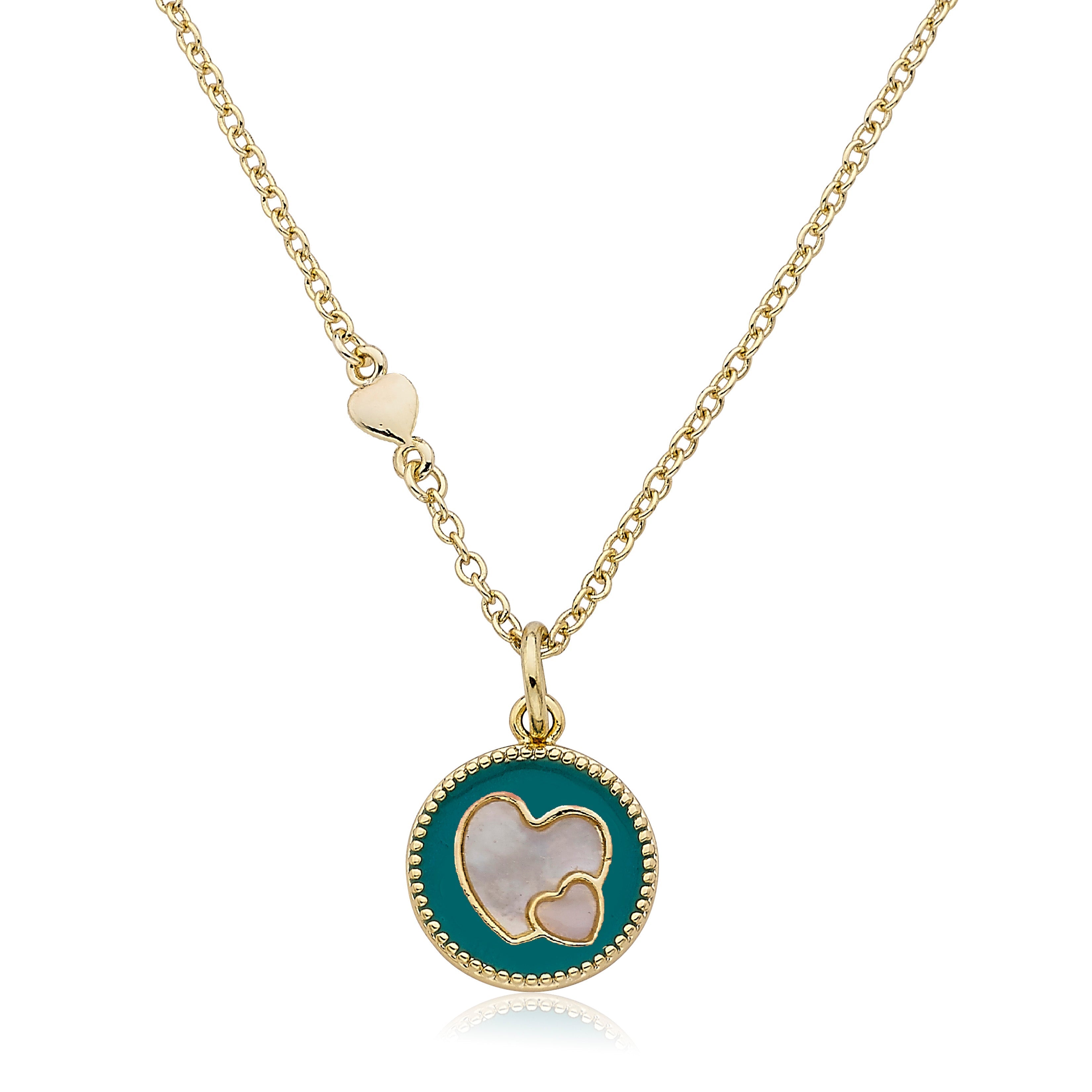 Enamel Heart Necklace