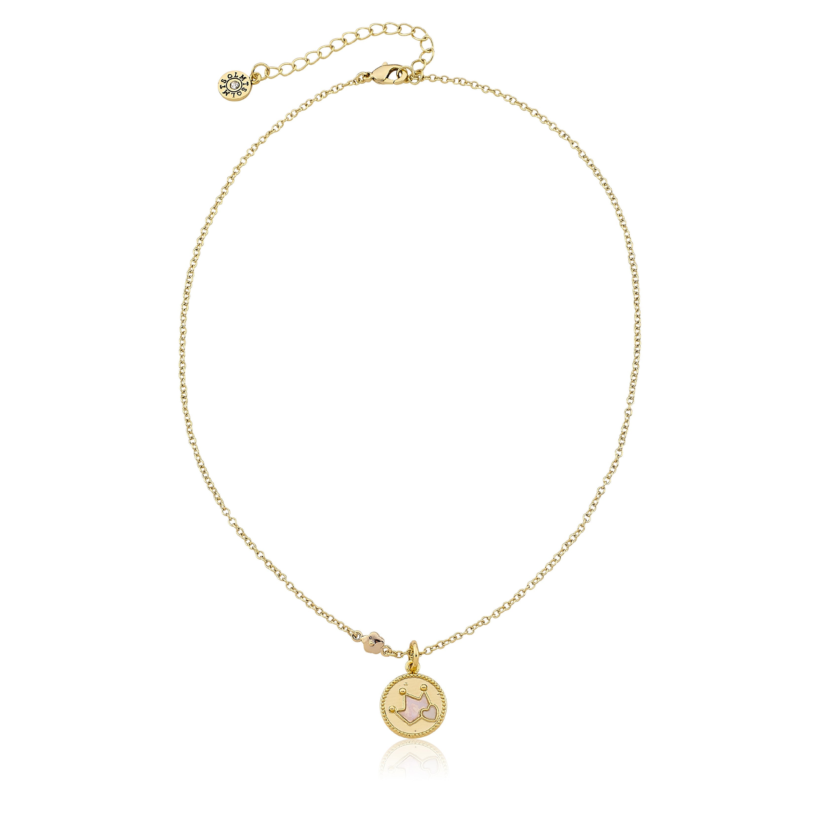 Gold Crown Necklace