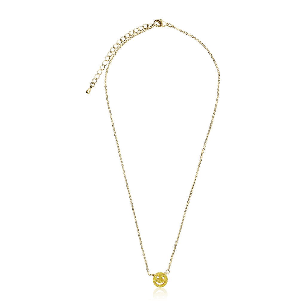 Glitter Girl Opal Smile Necklace