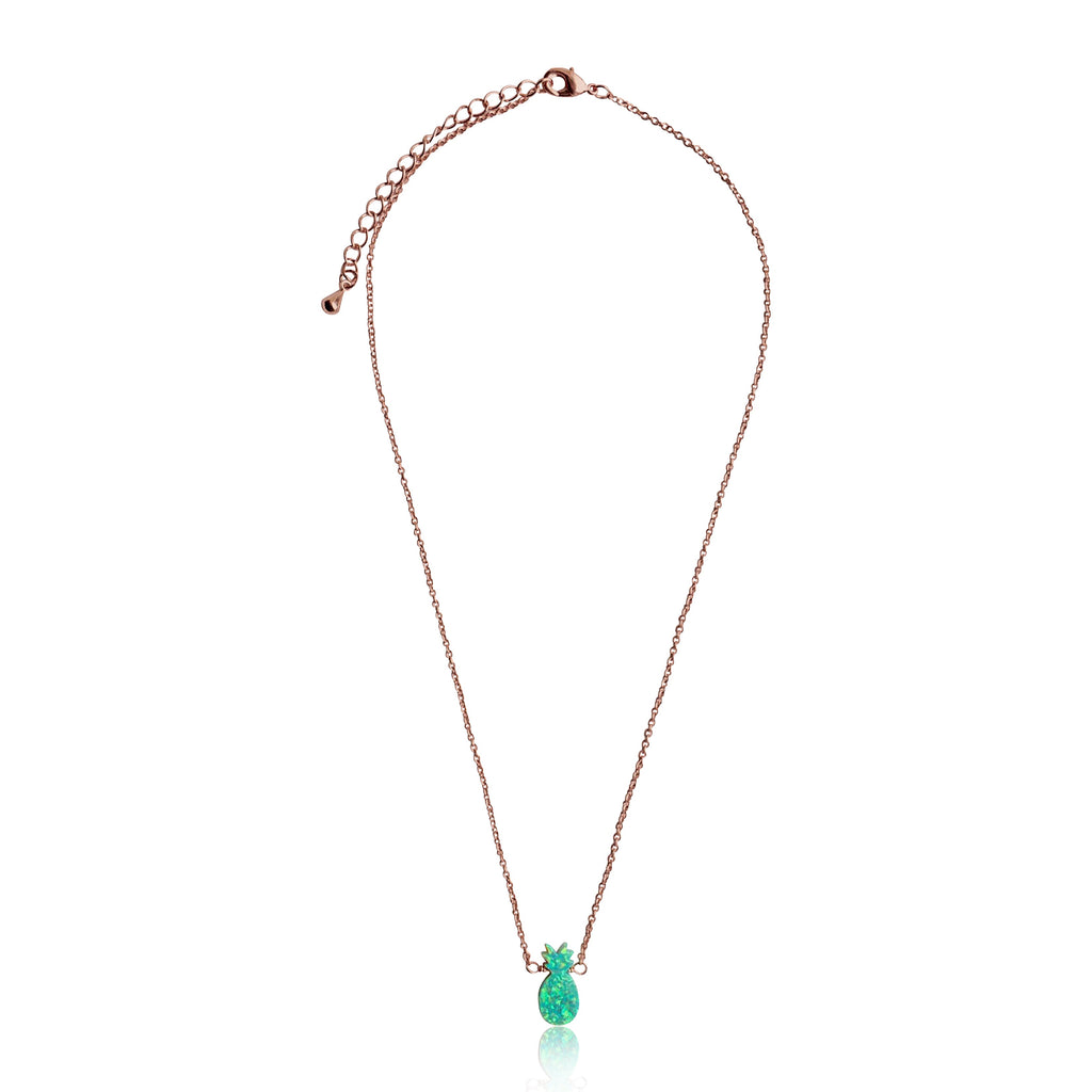 Glitter Girl Pineapple Necklace