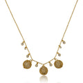 Lucite Ball Dangle Necklace