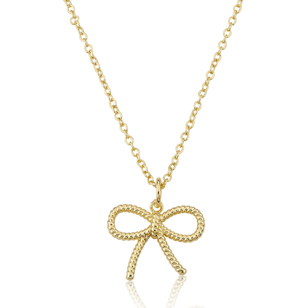 Rope Bow Necklace
