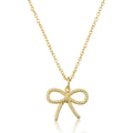 Rope Bow Necklace