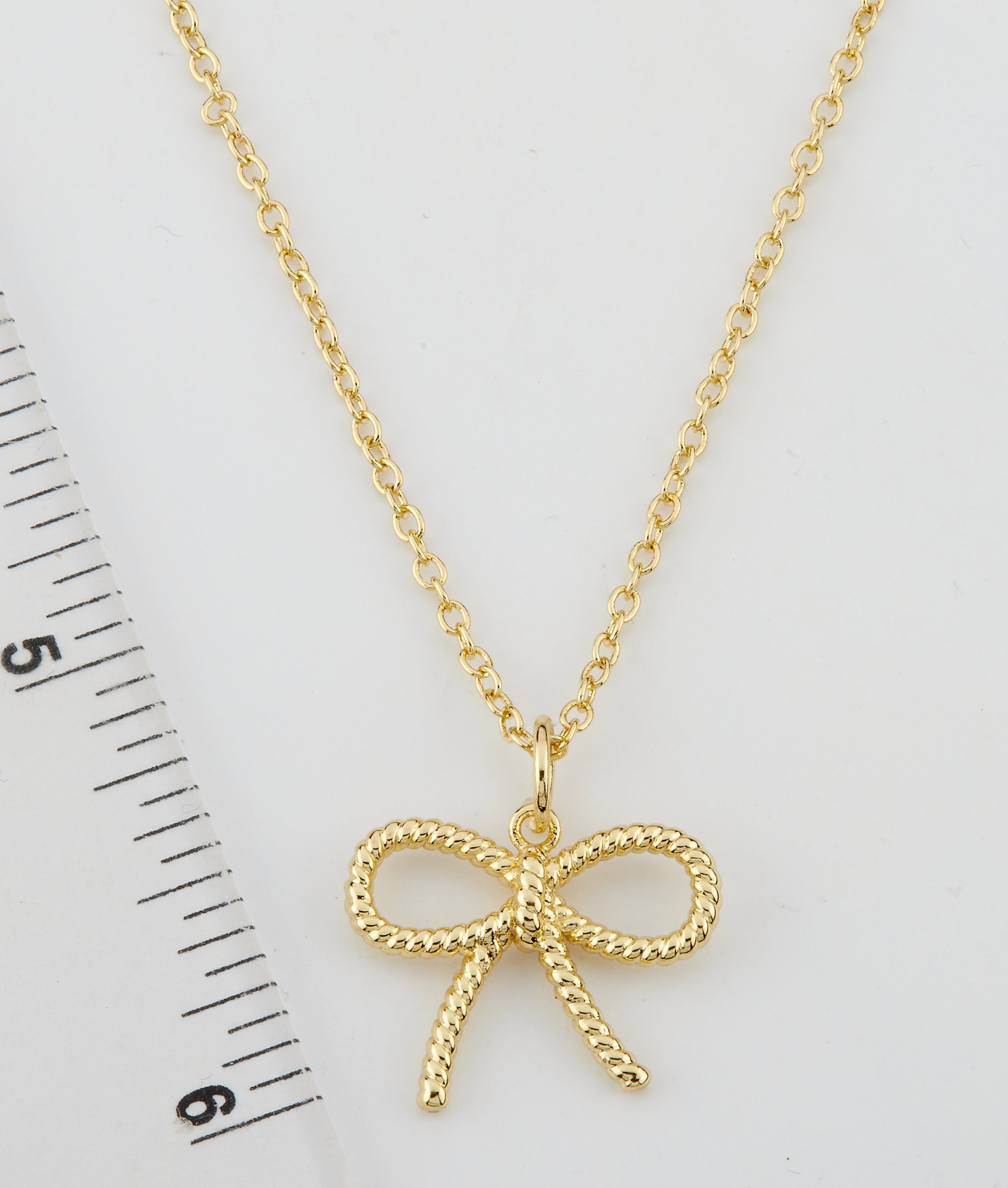 Rope Bow Necklace