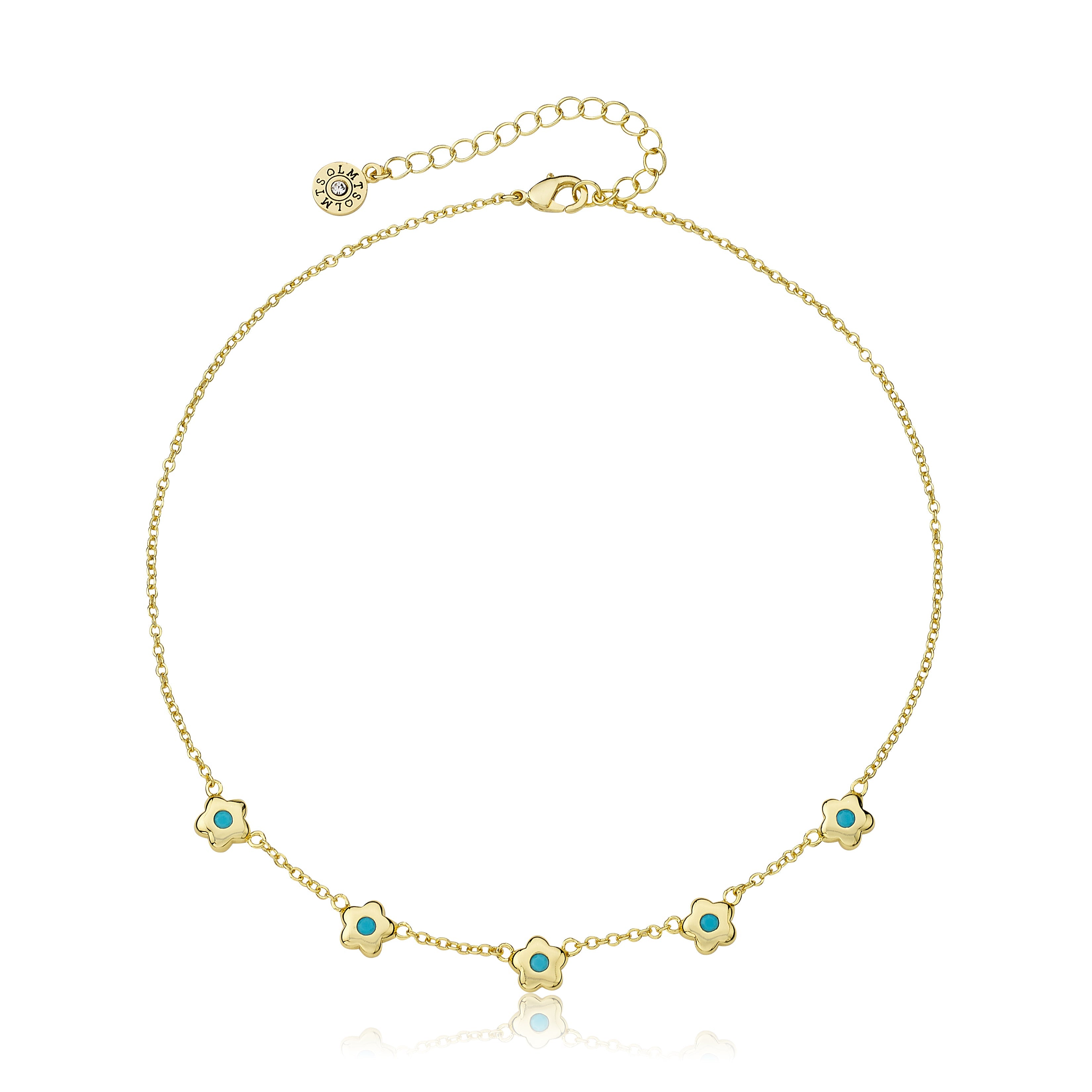 Flower Necklace with CZs