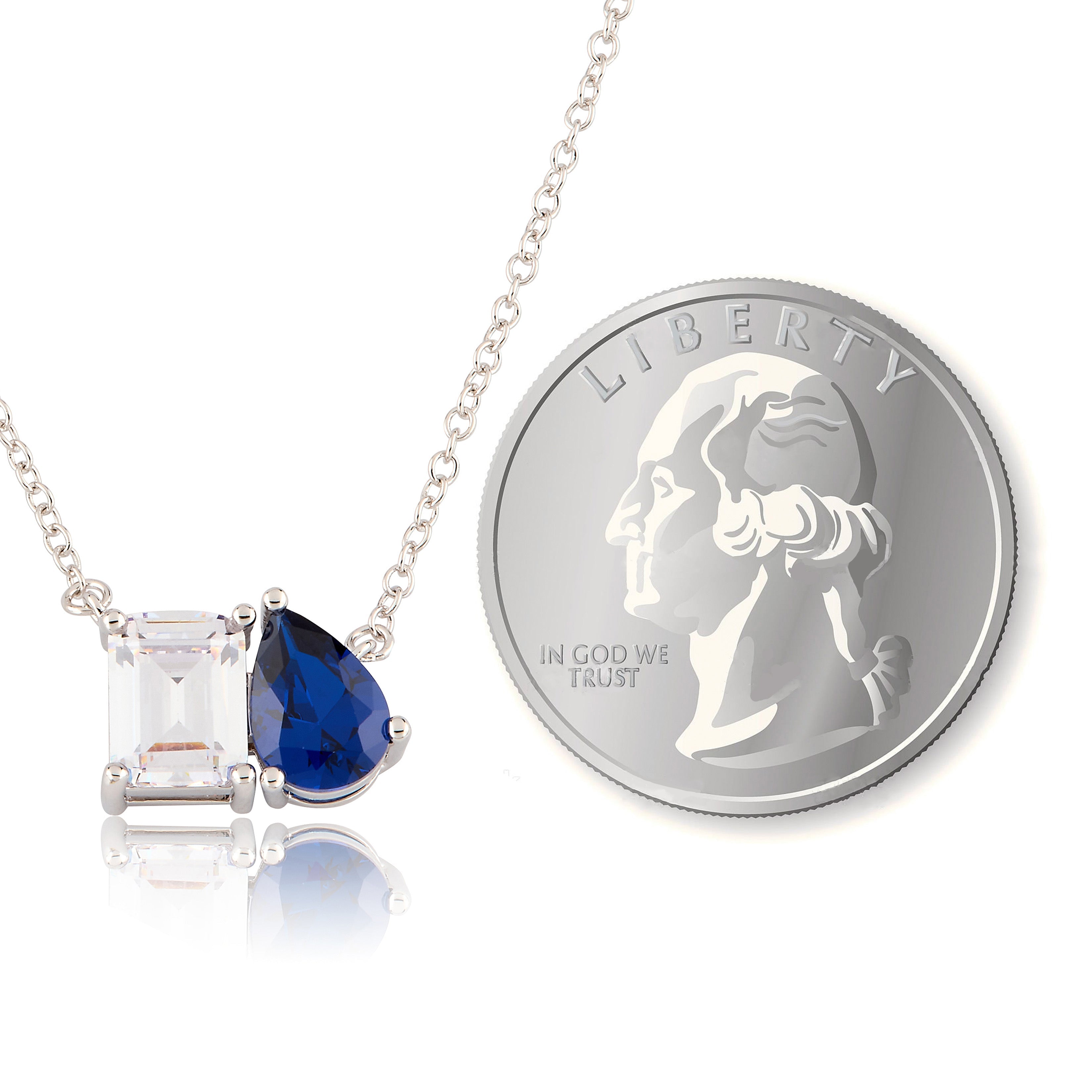 Riccova Classic Me & You Solitaire Necklace