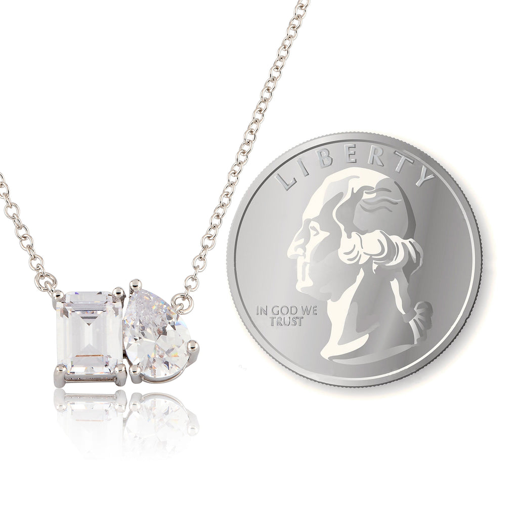 Riccova Classic Me & You Solitaire Necklace