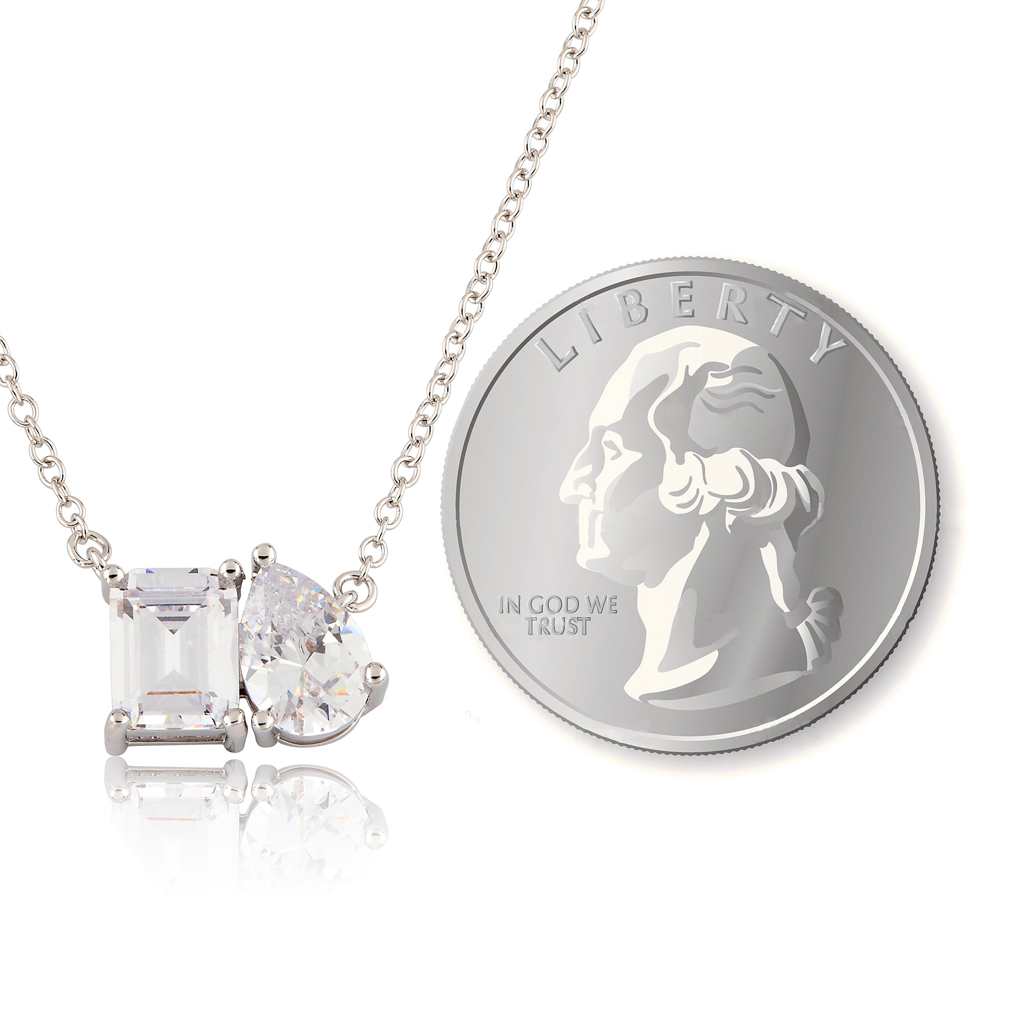 Riccova Classic Me & You Solitaire Necklace