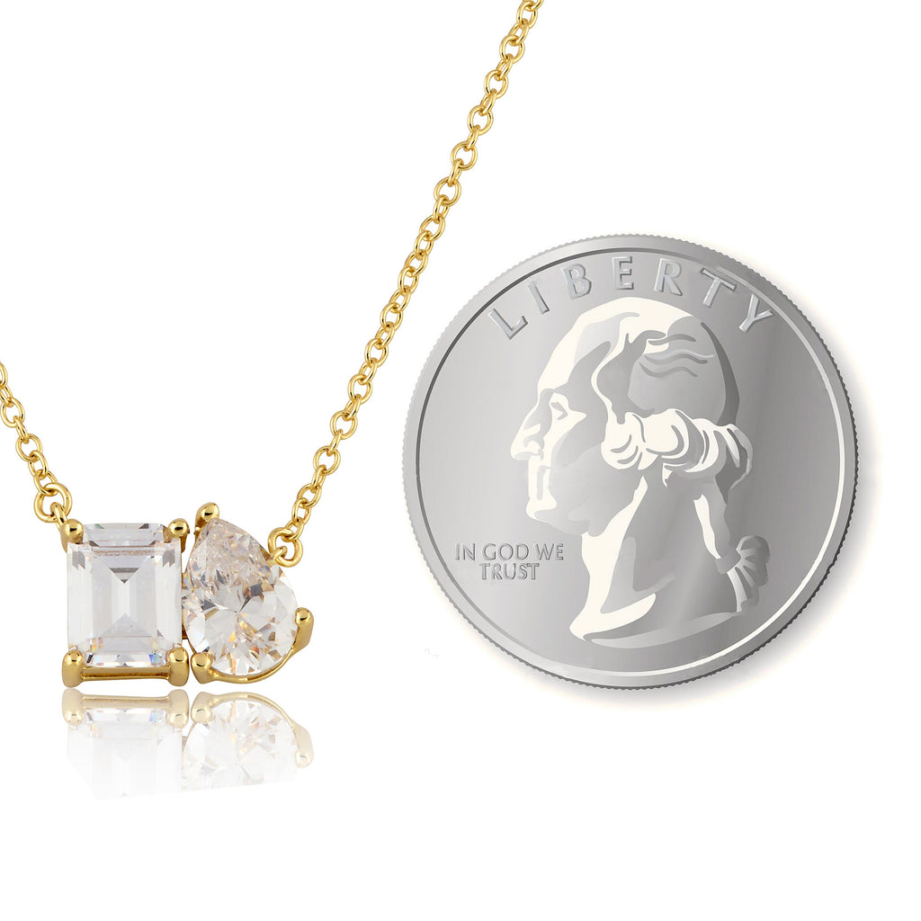 Riccova Classic Me & You Solitaire Necklace