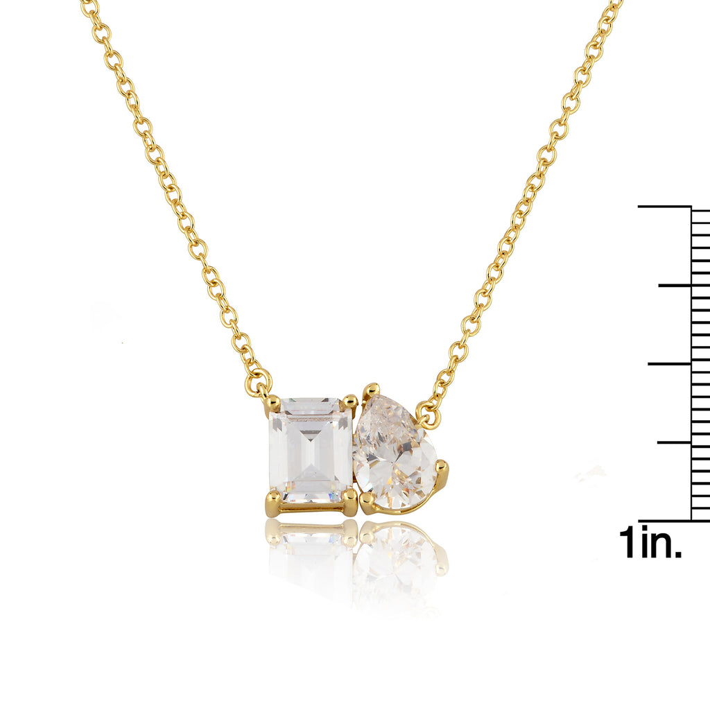 Riccova Classic Me & You Solitaire Necklace