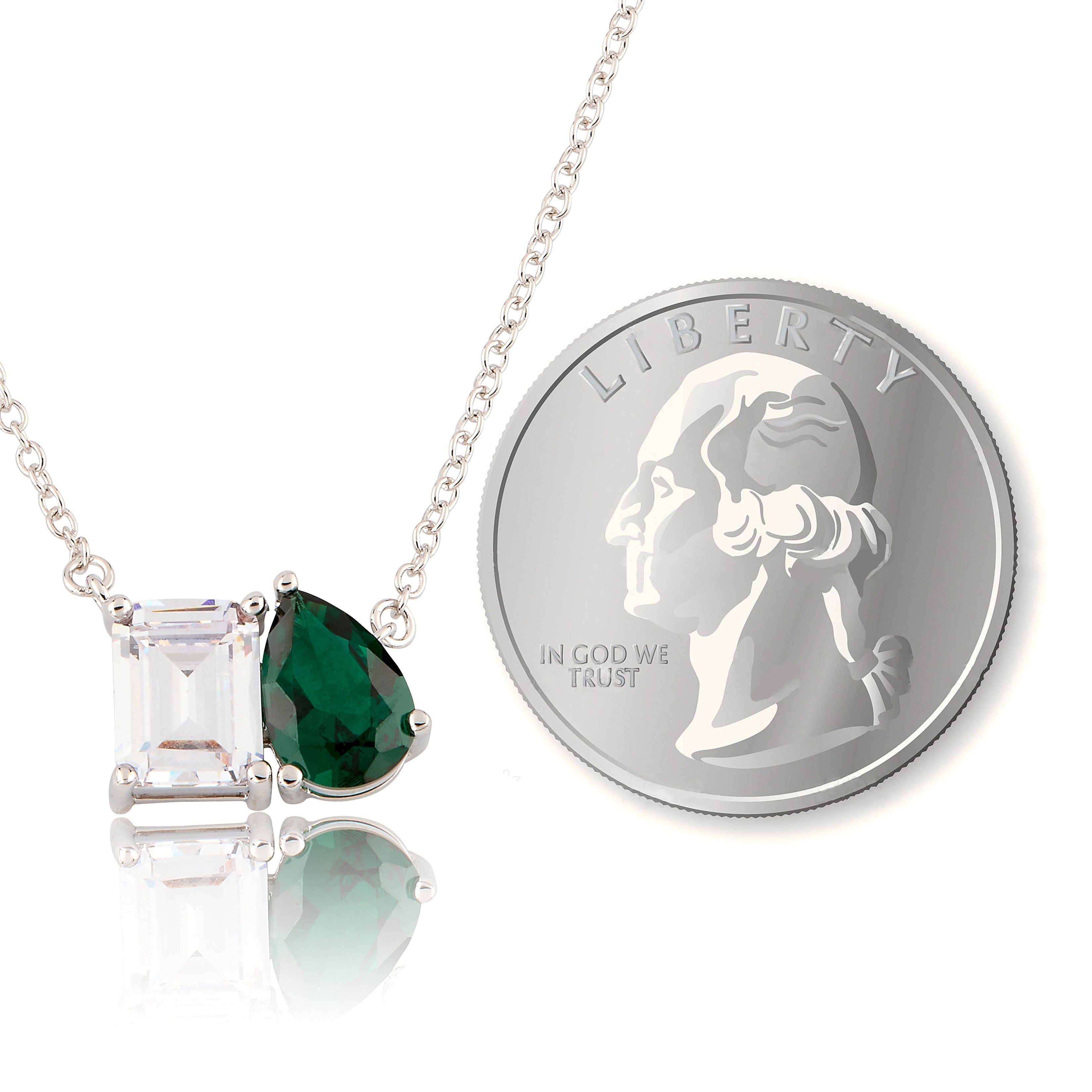 Riccova Classic Me & You Solitaire Necklace