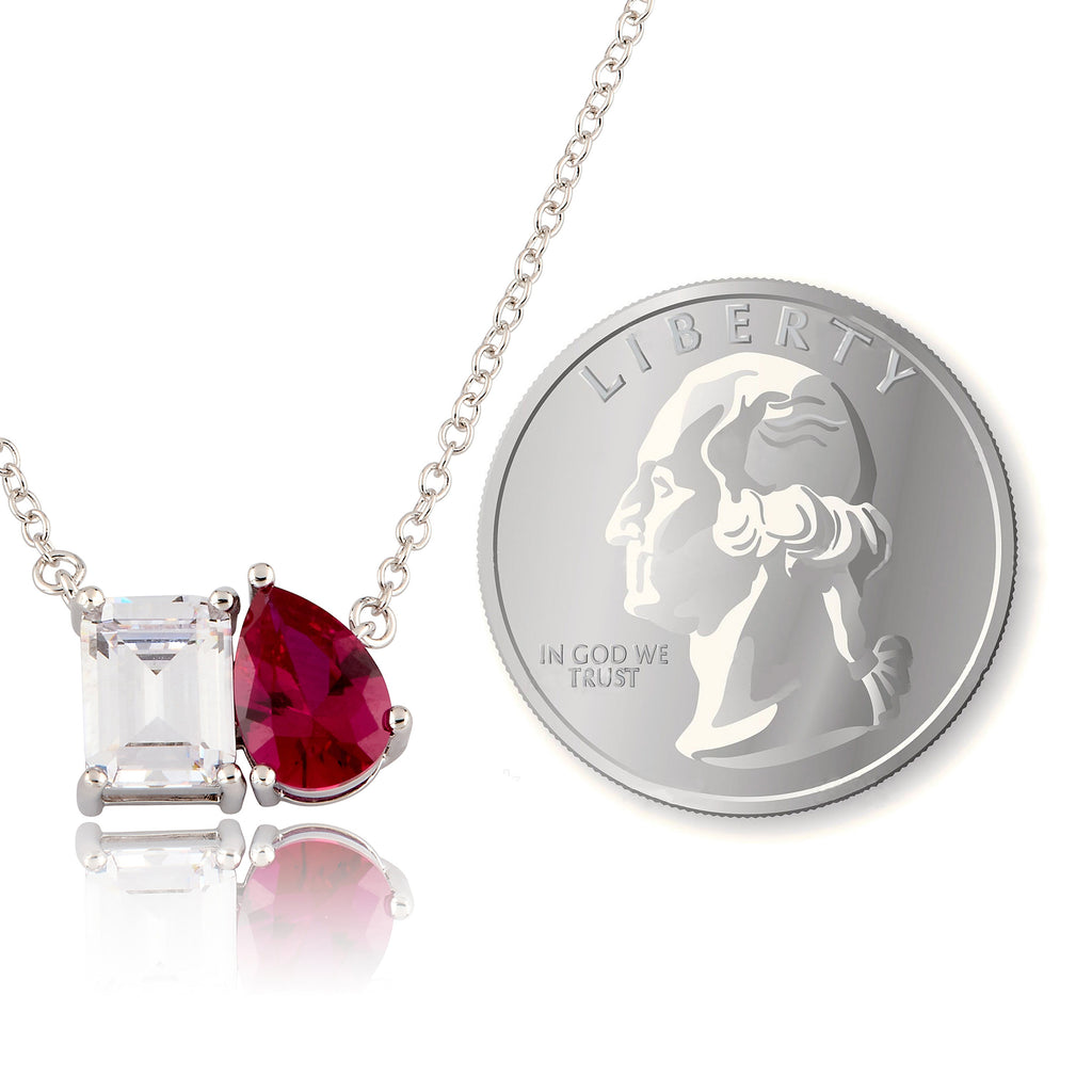 Riccova Classic Me & You Solitaire Necklace