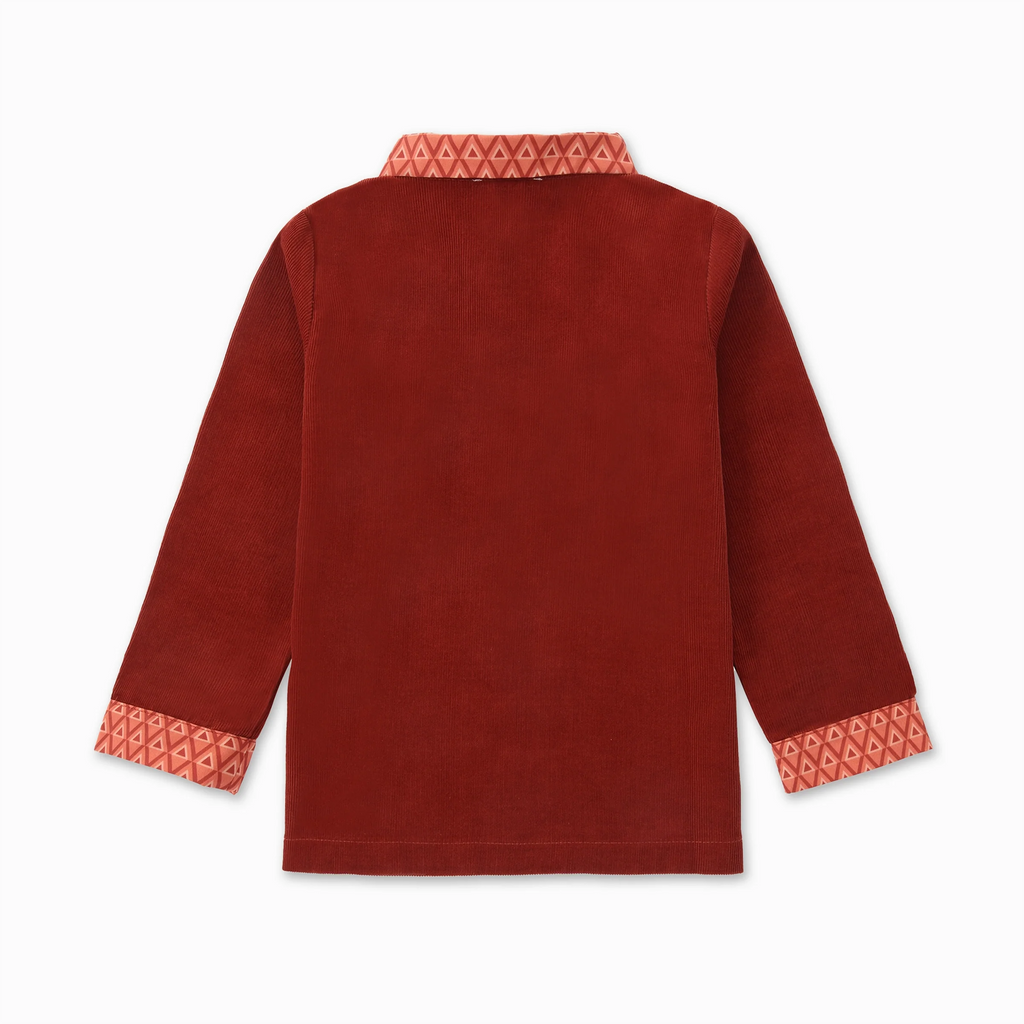 Corduroy Geometric Shirt