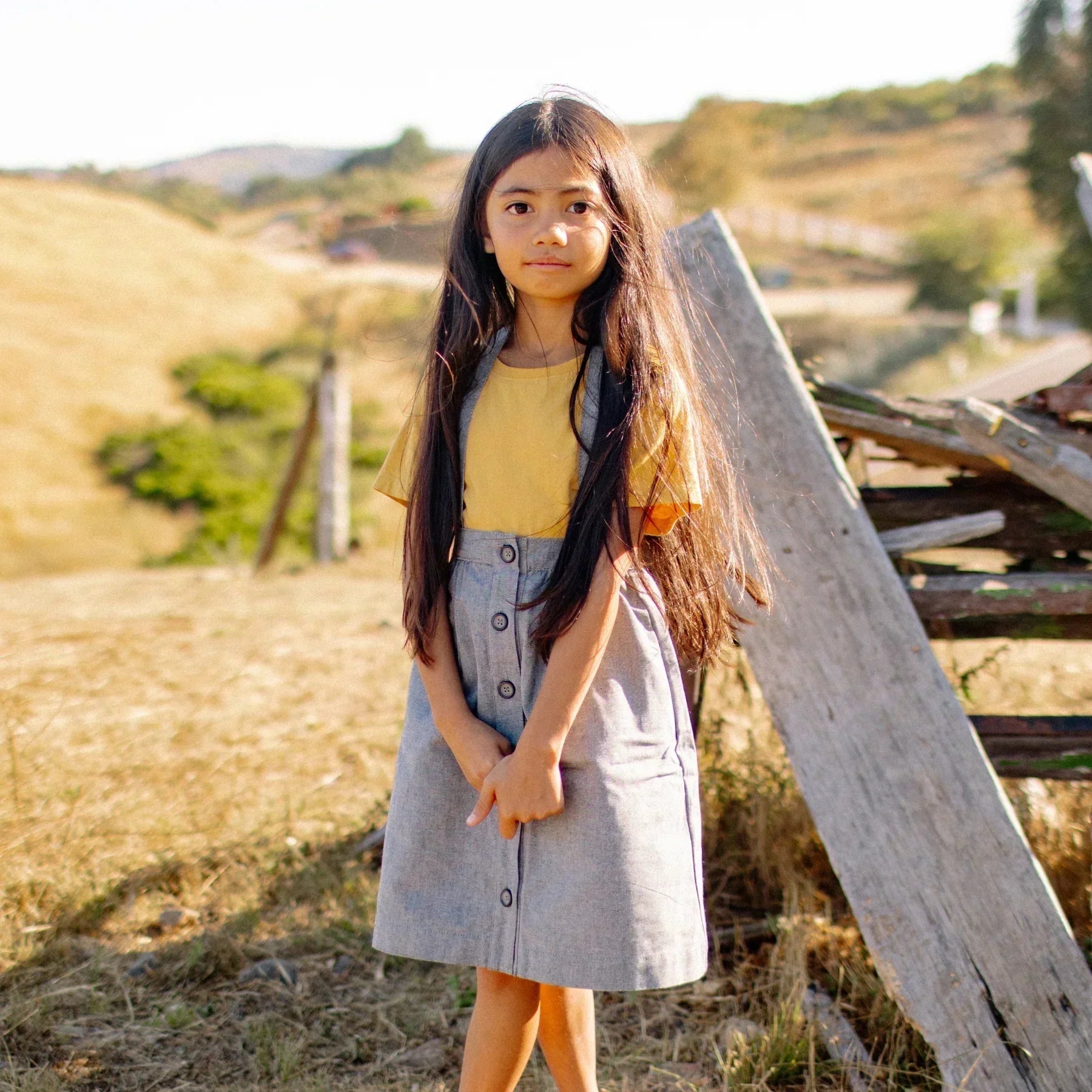 Parker Pinafore Skirt – 2-in-1 Skirt & Pinafore for Kids