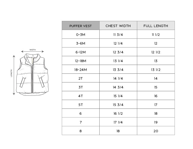 Kid's Puffer Vest