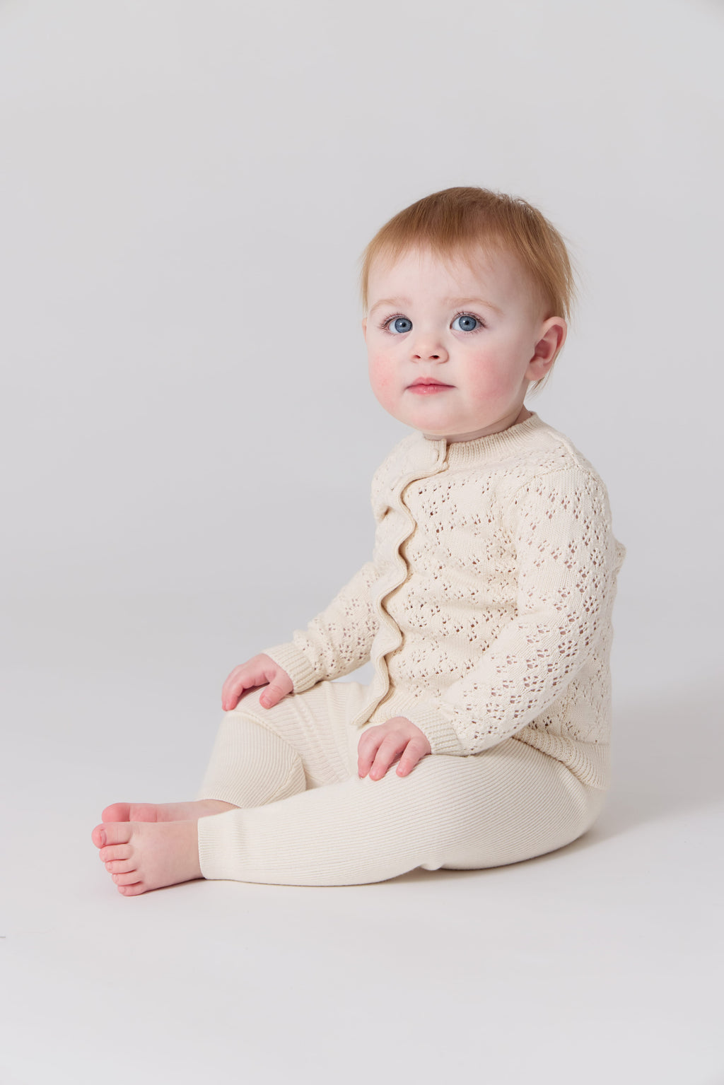 Lyla Pointelle Set - Oatmilk