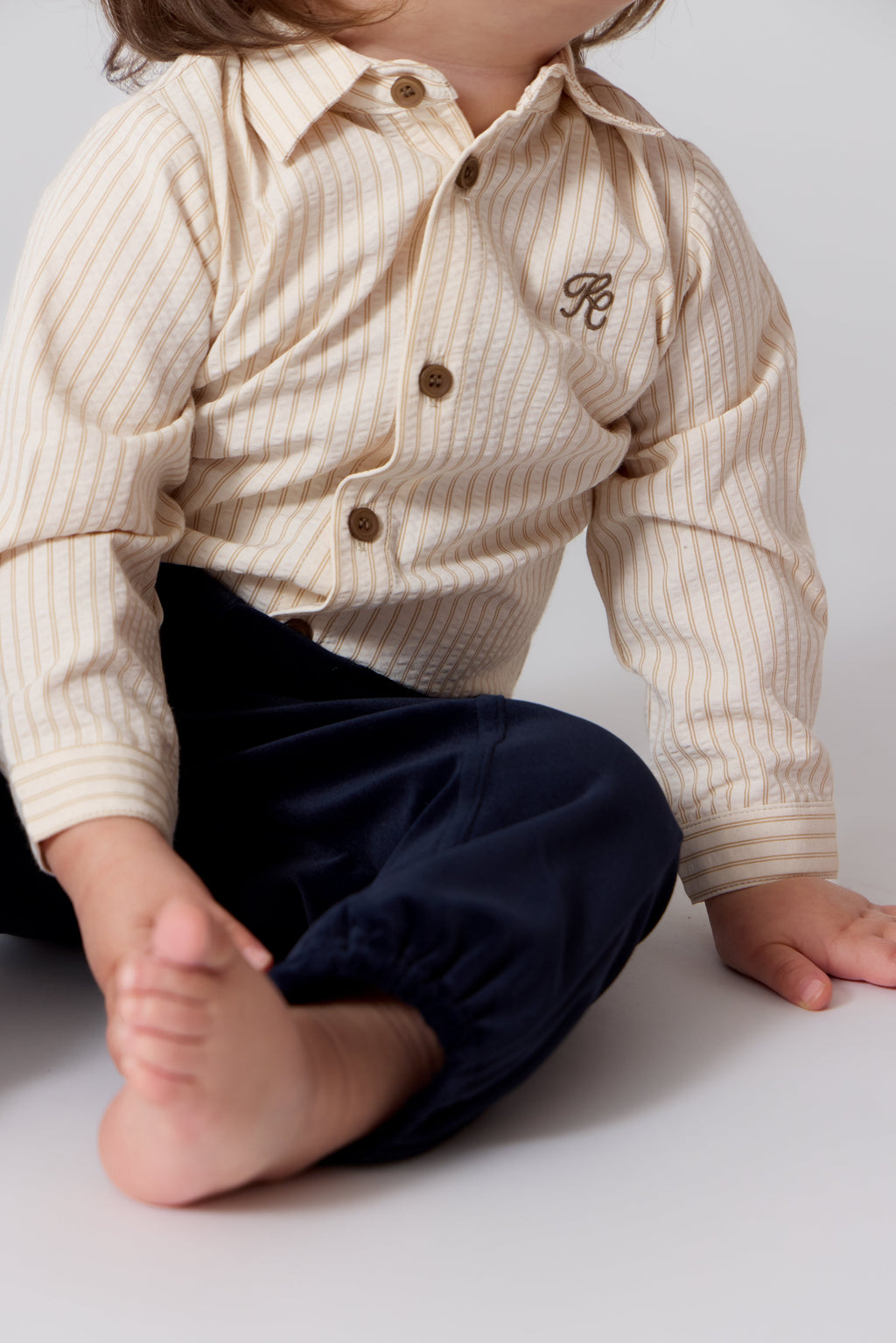 Sol Stripe Shirt - Mustard