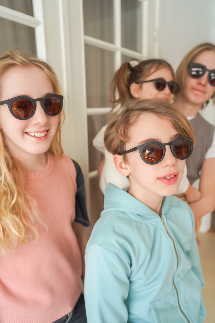 Classic | Sustainable Sunglasses | Plant-Based Bendable Polarized - Teen | 9-15 Y | Ivory Tortoise