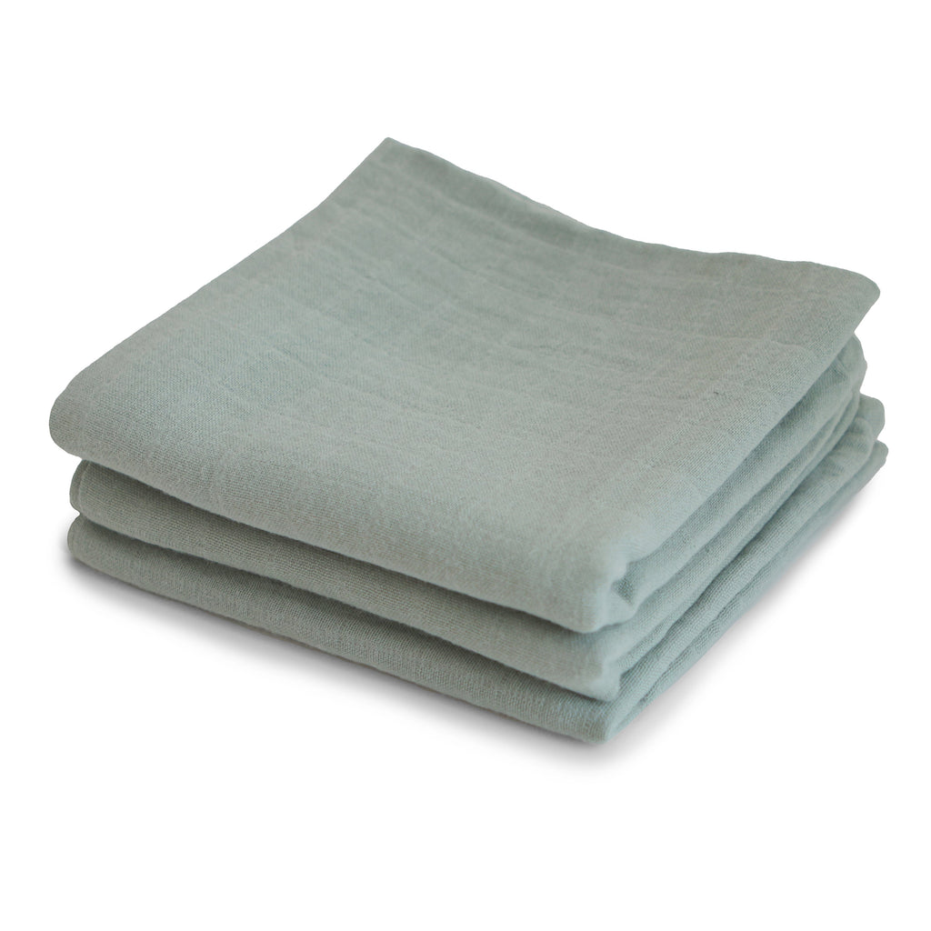 Organic Cotton Muslin Cloths 3-Pack by Mushie, view 9