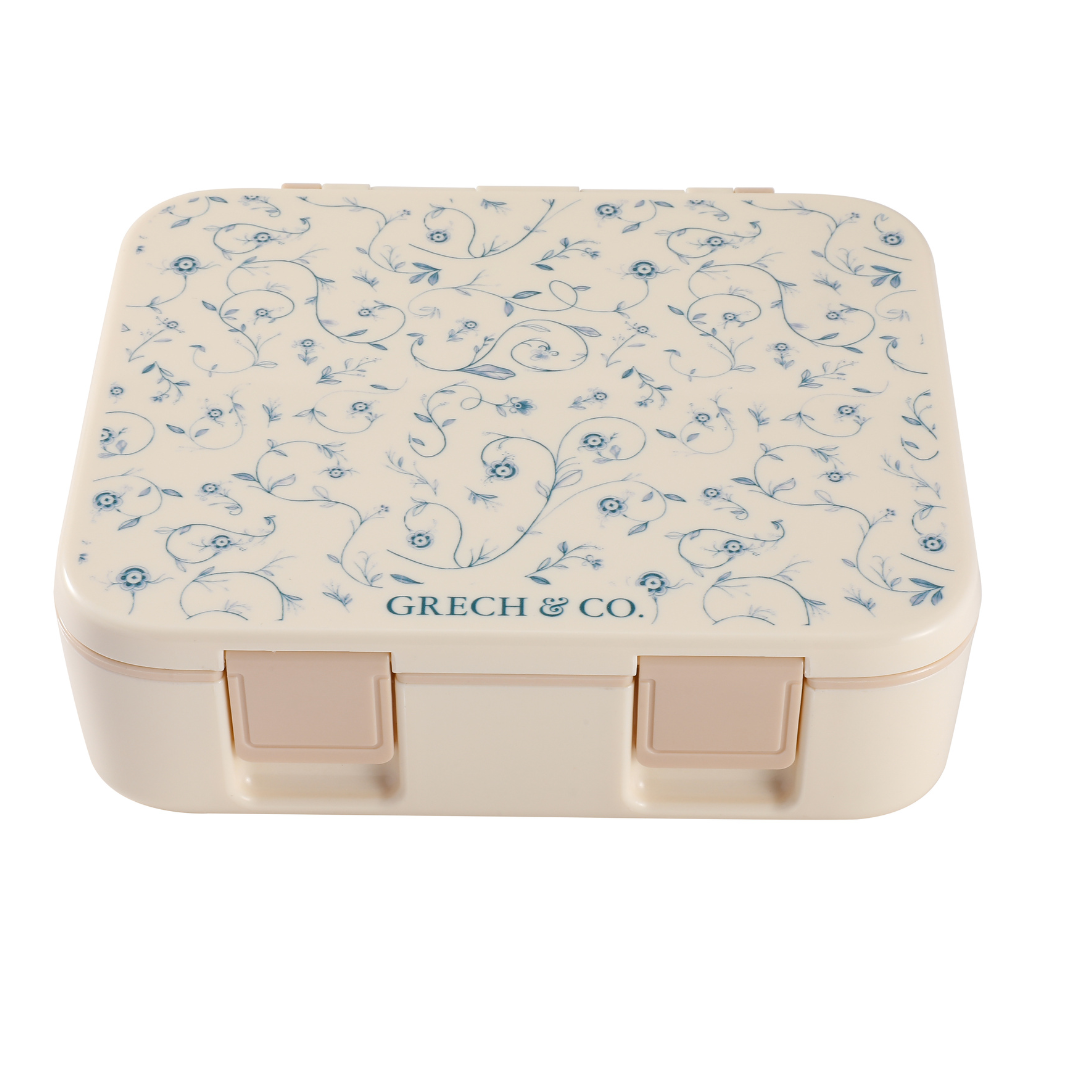 3 Compartment Leakproof Lunchbox | Scandi Floral
