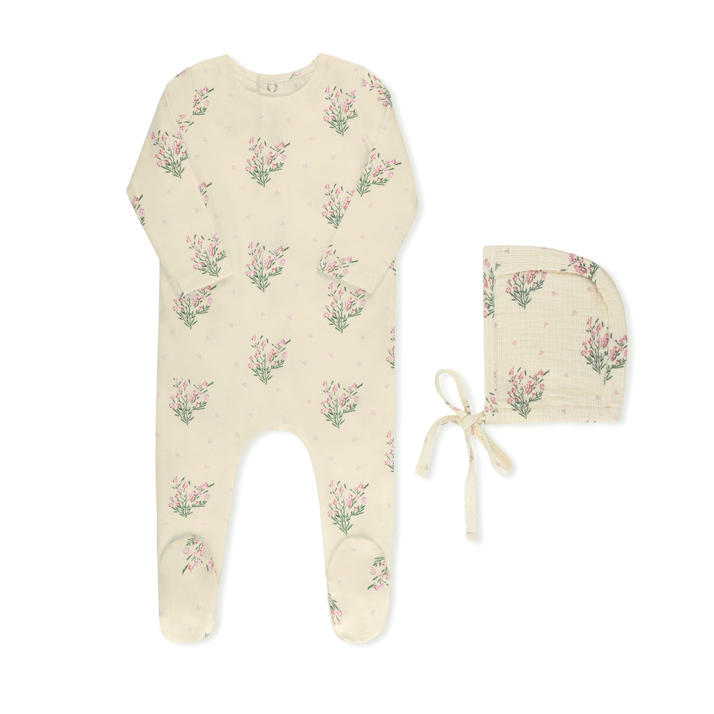 Scattered Floral Layette set