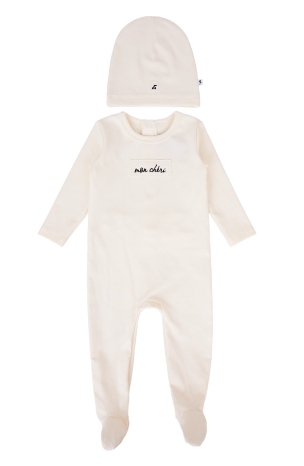 Muslin patch footie
