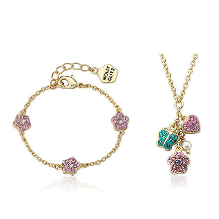 Crystal Cluster Chain Necklace