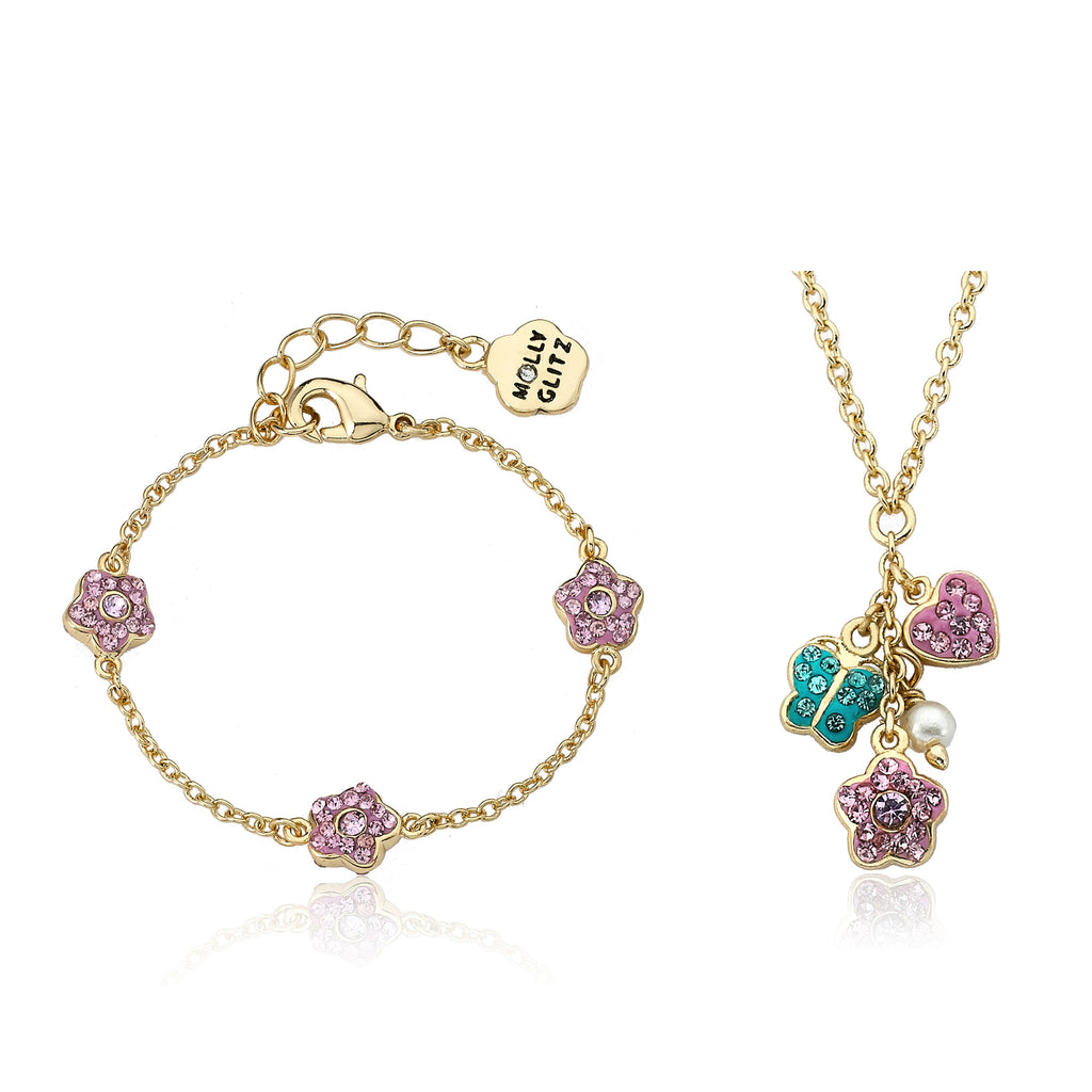 Crystal Flower Bracelet