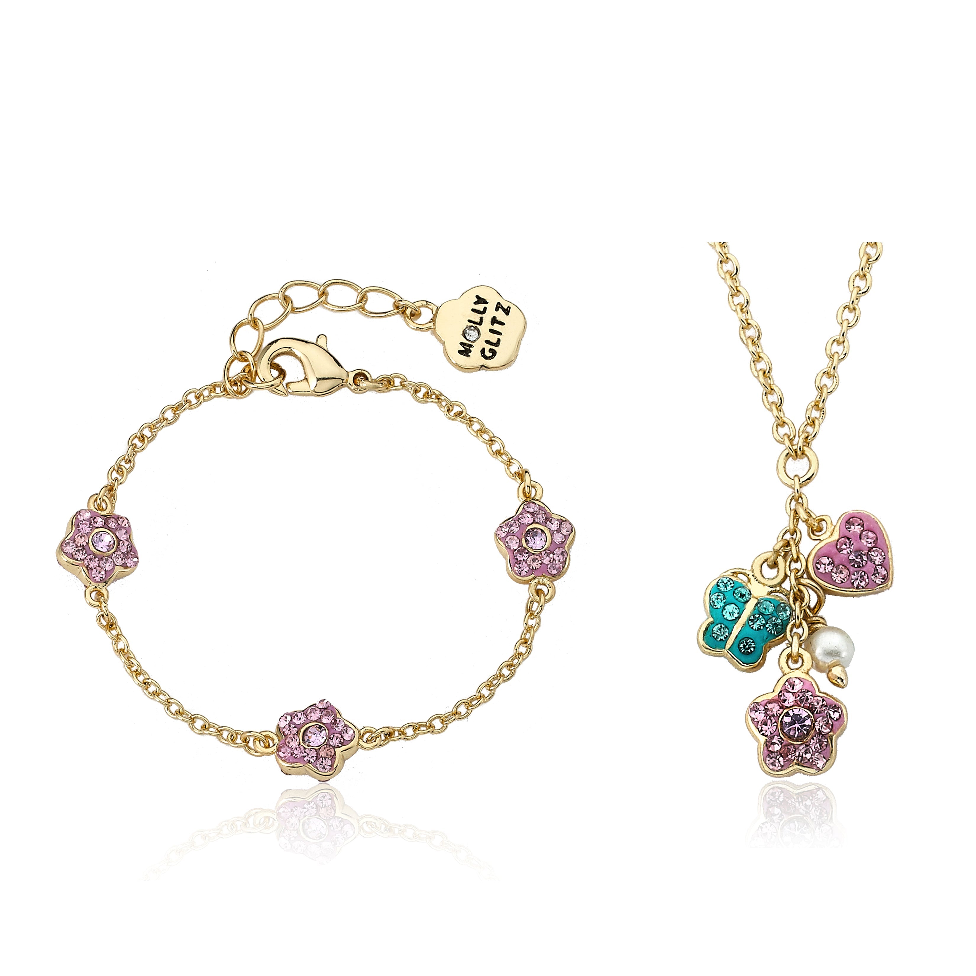 Crystal Flower Bracelet