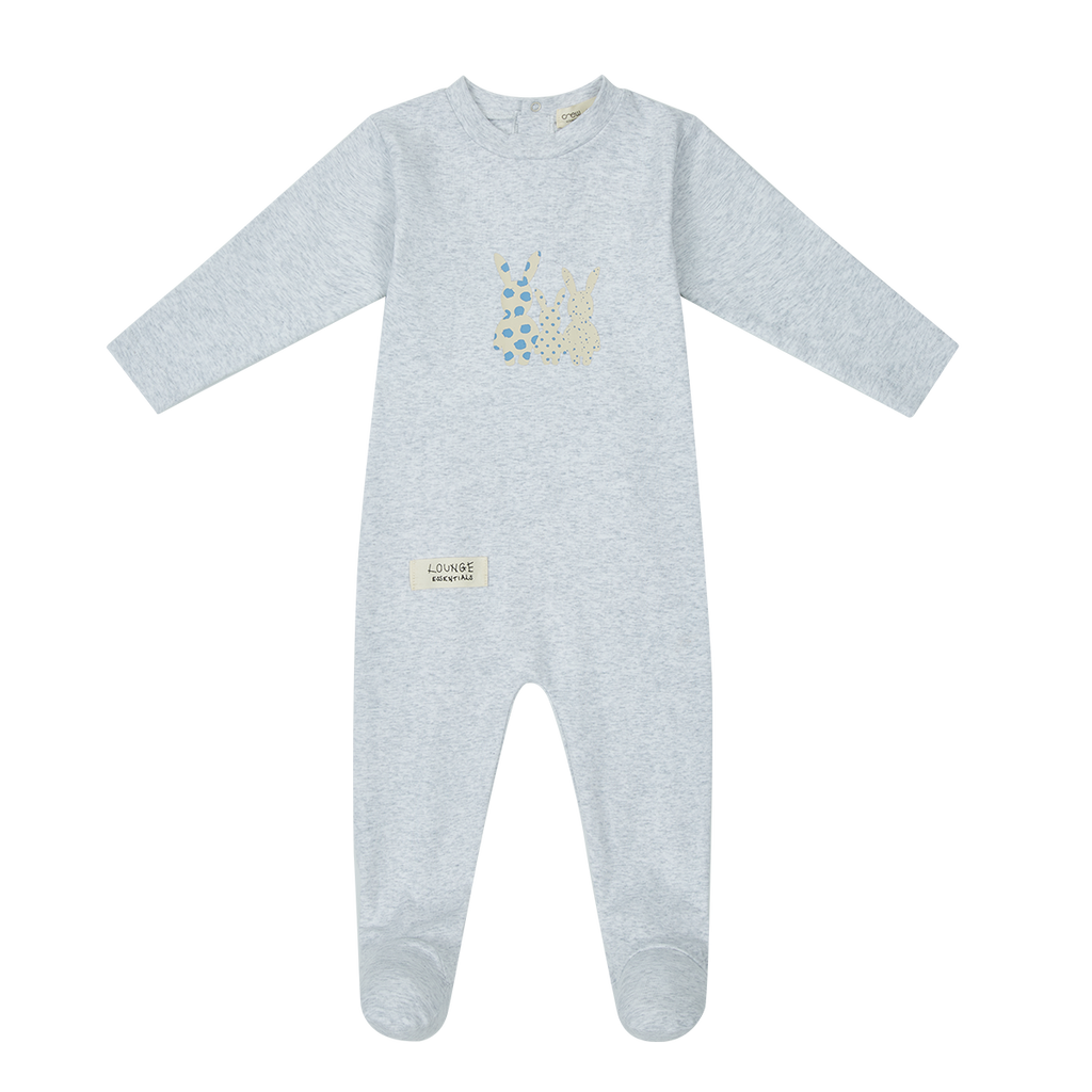 Bo Bunny Footie - Blue