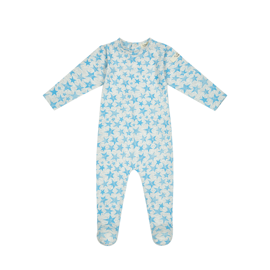 Sienna Star Footie - Blue