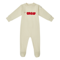 Athletic Footie - Stone