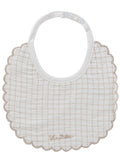 Teddy Au Pane Bib - Stone