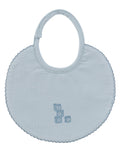 Baby Blocks Bib -  Blue
